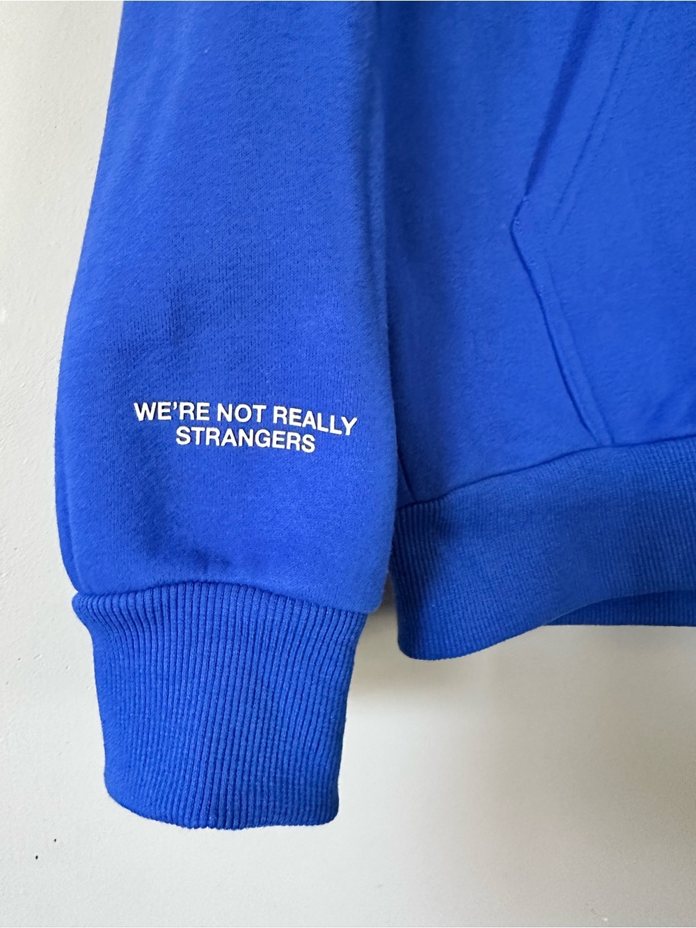 Comfrt x We're Not Really Strangers Blue Crewneck Hoodie - Picture 5 of 8